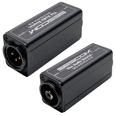 AUD-RCA-XLR 1-Channel RCA to XLR Unbalanced to Balanced Audio Converter